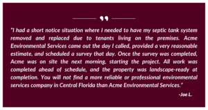 Apopka septic service