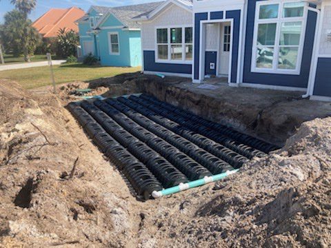 Sorrento Septic Drain Field Installation