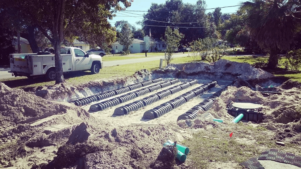 How to install a septic drain field