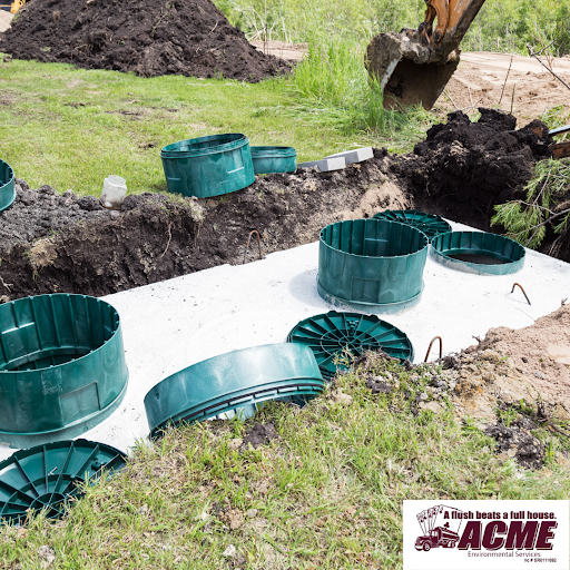 Septic tank baffle repair